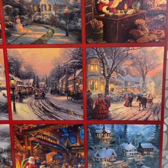Thomas kinkade 12 days of Christmas puzzle - Picture 3 of 4